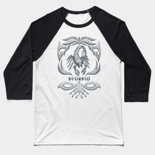 Scorpio Zodiac Design Baseball T-Shirt